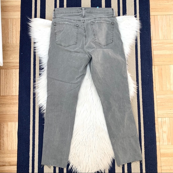 Gray Ripped Knee Ankle Jeans - Picture 9 of 9